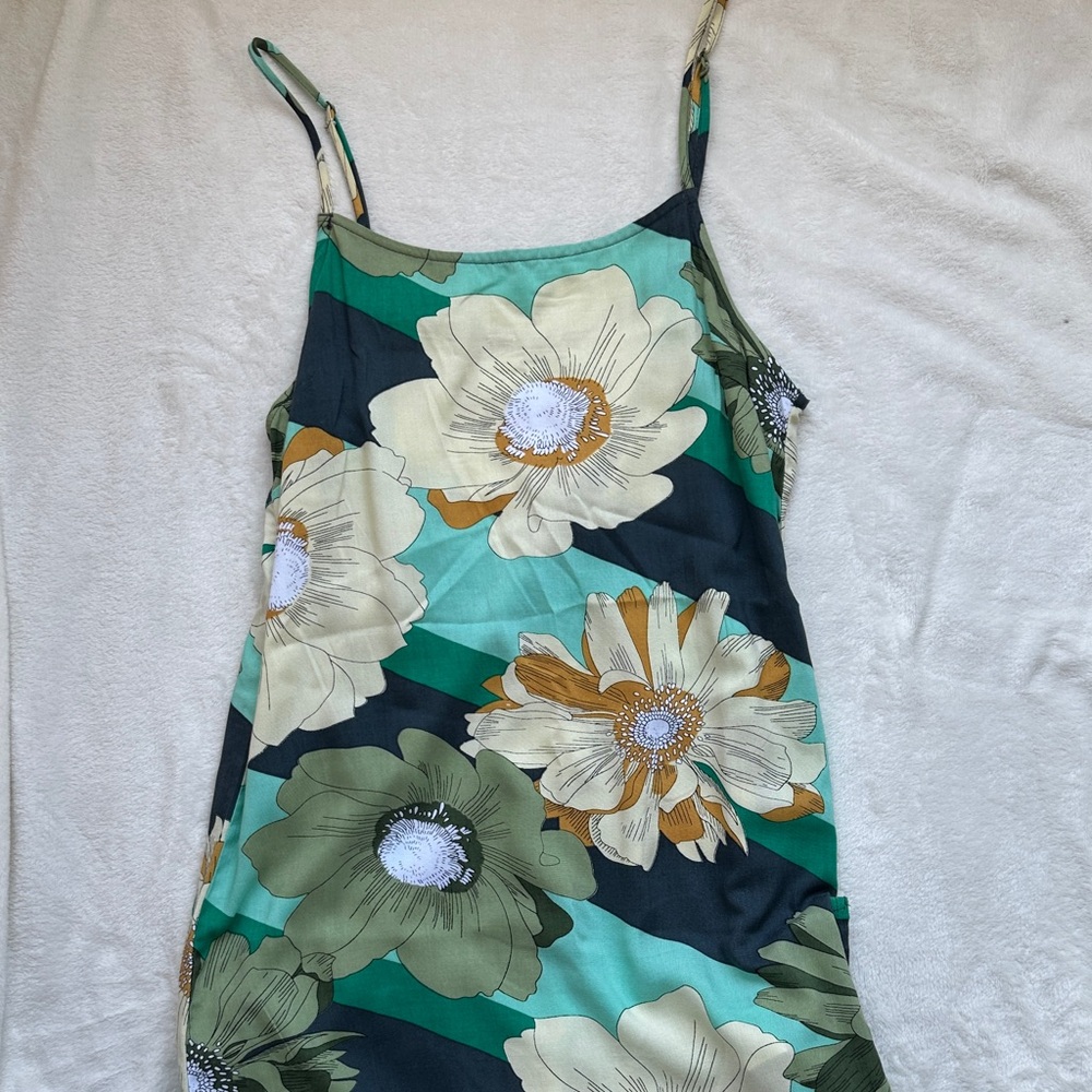 O'Neill Green Floral Camisole Top